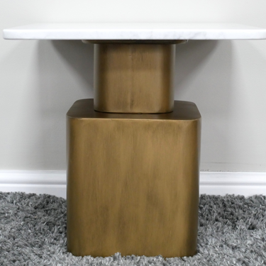 Side Table With Marble Top