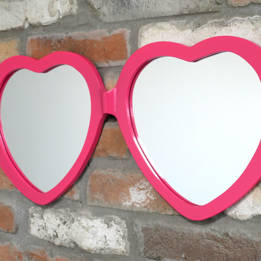 Love Heart Glasses Mirror
