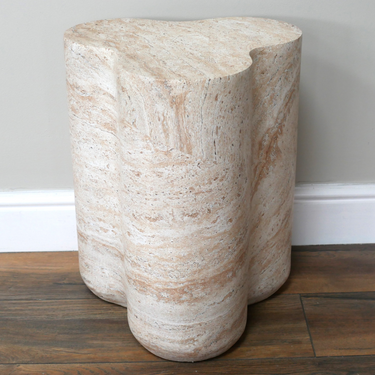 Natural Stone Effect Side Table