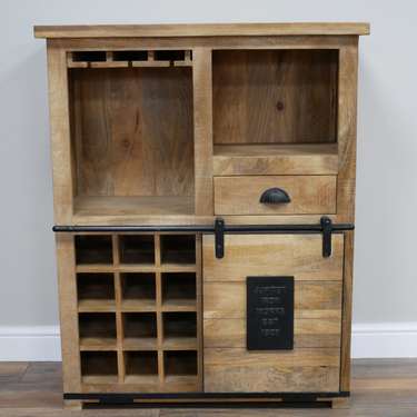 Industrial Wine Cabinet