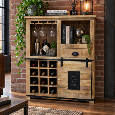 Industrial Wine Cabinet