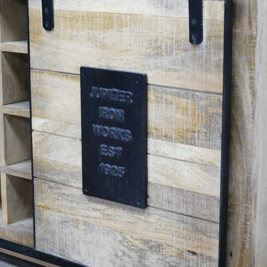 Industrial Wine Cabinet