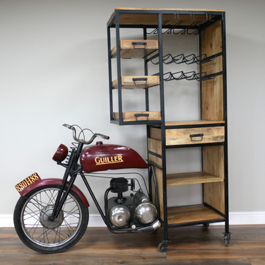 Motorbike Bar Cabinet