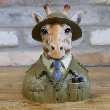 Small Giraffe Bust