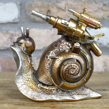 Steampunk Snail - Gold