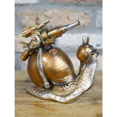 Steampunk Snail - Gold