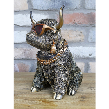 Mardi Gras Highland Cow