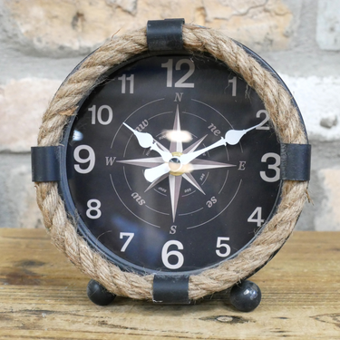 Rope Clock - Black