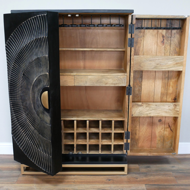 Solstice Wine Cabinet - Black