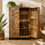 Solstice Wine Cabinet Natural
