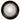 Round Black Medium Convex Mirror