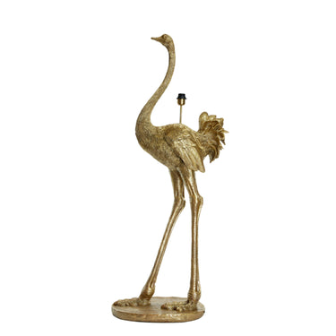 Ostrich Antique Bronze Floor Lamp
