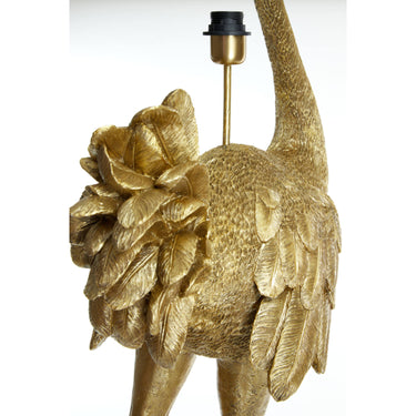 Ostrich Antique Bronze Floor Lamp