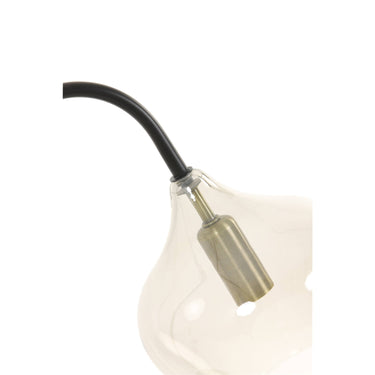 Rakel Matt Black,Smoked Floor lamp