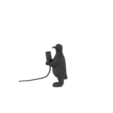 Penguin matt black Table lamp