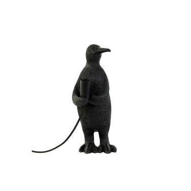 Penguin matt black Table lamp