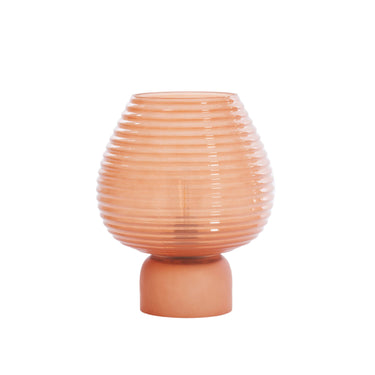 Alenna Glass Coral Table lamp