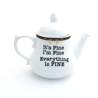 Upcycled Vintage Teapot, Tea Makes Everything Better