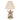 Stonewashed Hares Lamp With Linen Shade