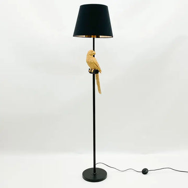 Parrot Floor Lamp 15" Black Shade