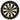 Dart Board Glass Clock