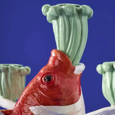Koi Candle Holder