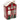 Village Pottery Xmas Heart House Tree