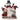 Santa Gonk Couple & Snowman