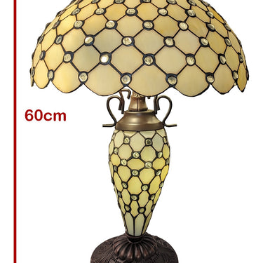 Double Lamp With Resin Base 60cm
