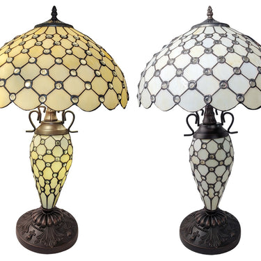 Double Lamp With Resin Base 60cm