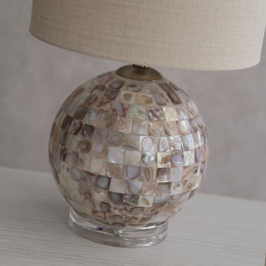Mother of Pearl Table Lamp