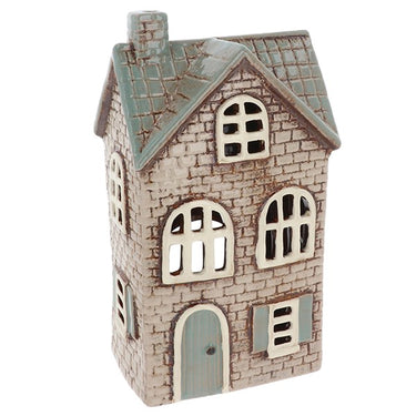 Village Pottery Brick House Grey Tealight