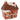 Village Pottery Gingerbread House Icing Tealight