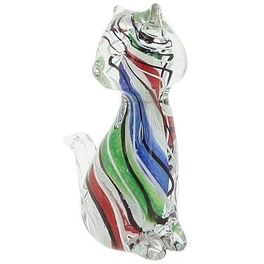 Art In Glass Handmade Cat