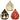 Bright Xmas LED Teardrop Small