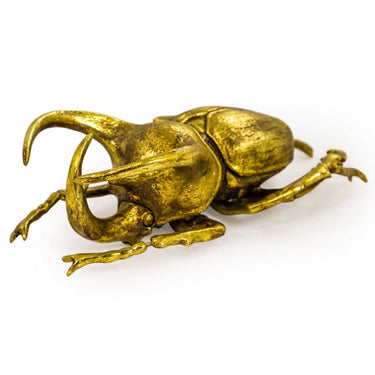 Extra Large Gold Beetle Wall Decor