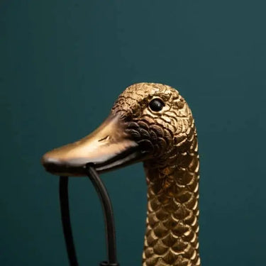 Gold Duck Table Lamp