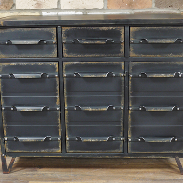 Industrial Cabinet With 3 Draws & 3 Doors