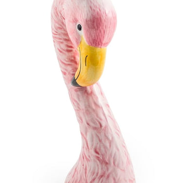 PINK FLAMINGO HEAD VASE
