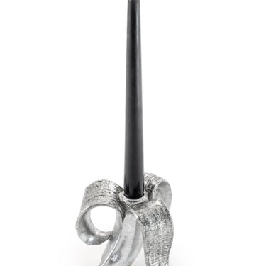 Peeled Silver Glam Banana Candle Holder