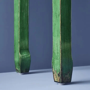Vintage Green Gold Console Table