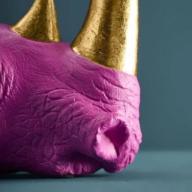 Rhinoceros Bookend, Magenta
