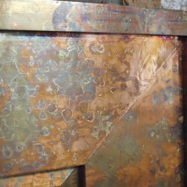 Copper Mirror 122cm