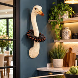 Matilda Ostrich Head – Wall Mount