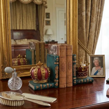 Crown Bookends