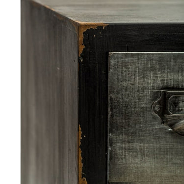 Brushed Steel Multi Drawer Apothecary Cabinet