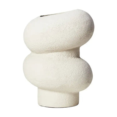 Dunas Small Textured White Bubble Vase