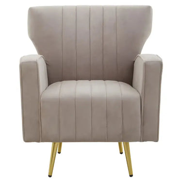 Mink Velvet Armchair