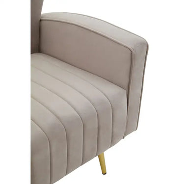 Mink Velvet Armchair