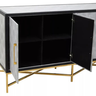 Cadiz Grey Shagreen Sideboard